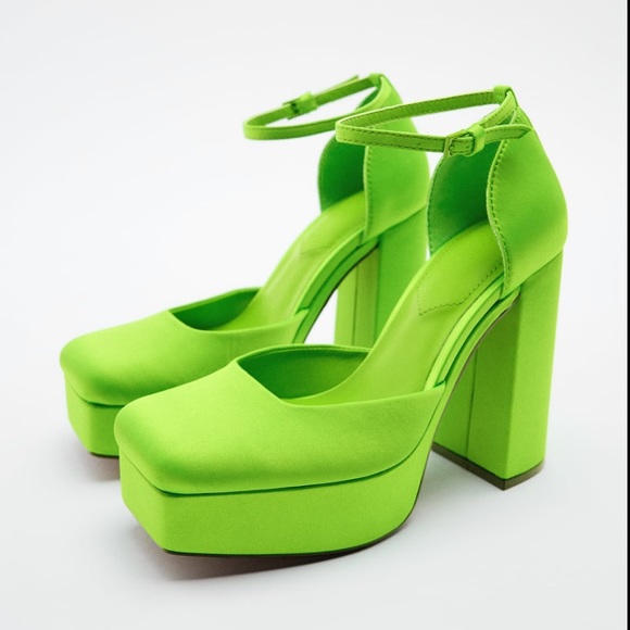 Zara heeled platform shoes - Picture 2 of 4